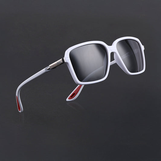 Hydra | White Polarized Square Sunglasses | PMG6656