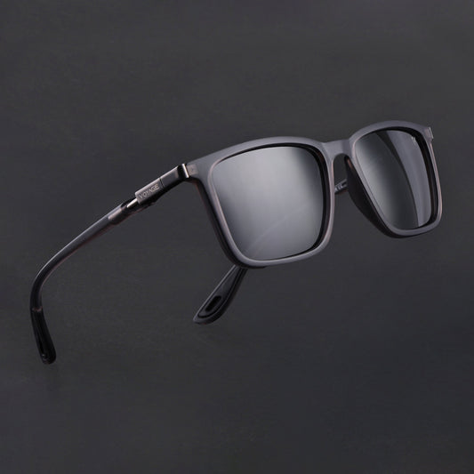 Beast | Grey Polarized Square Sunglasses |  PMG6635