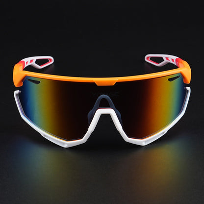 Voyage Select Drift Sunglasses (Multicolor Lens | Orange & White Frame - SLMG6343)