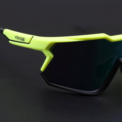 Voyage Select Drift Sunglasses (Multicolor Lens | Yellow & Black Frame - SLMG6315)