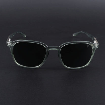 Square Polarized Sunglasses | Olive Lens | Olive Frame - PMG6796
