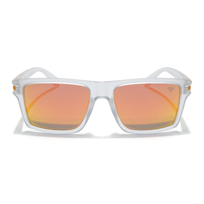 Voyage Select Square Sunglasses (Multicolor Lens | Matt Transparent Frame - SLPMG6305)