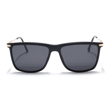 Uptown | Wayfarer Polarized Sunglasses (Black Lens | Matt Black Frame - PMG5038)