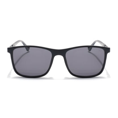 Wayfarer Polarized Sunglasses (Black Lens | Matt Black Frame - PMG5041)