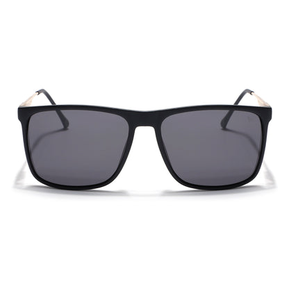 Wayfarer Polarized Sunglasses (Black Lens | Matt Black Frame - PMG5050)