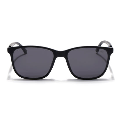 Wayfarer Polarized Sunglasses (Black Lens | Matt Black Frame - PMG5057)