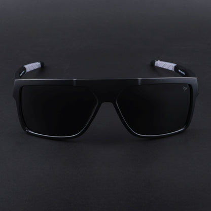 Wayfarer Polarized Sunglasses | Black Lens | Black Frame - PMG6802
