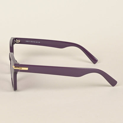 Purple & Clear Wayfarer Sunglasses (W9017MG4253)