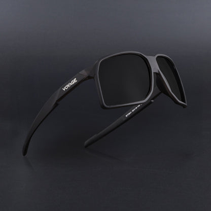 MountX | Grey Wrap Around Polarized Sunglasses | Black Lens - PMG6741