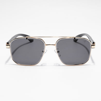 Co-Pilot | Golden Wayfarer Sunglasses | MG4163